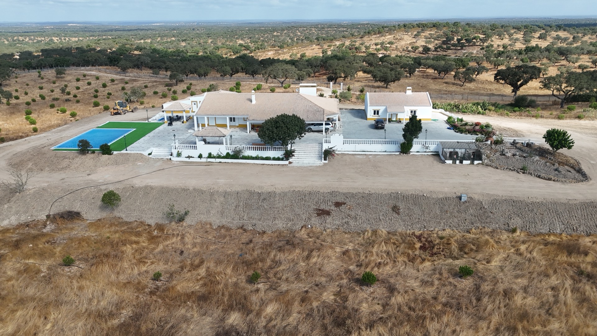Estate aerial view